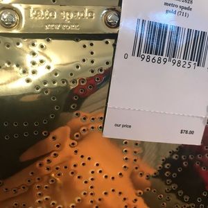 NWT Kate Spade makeup/tablet case